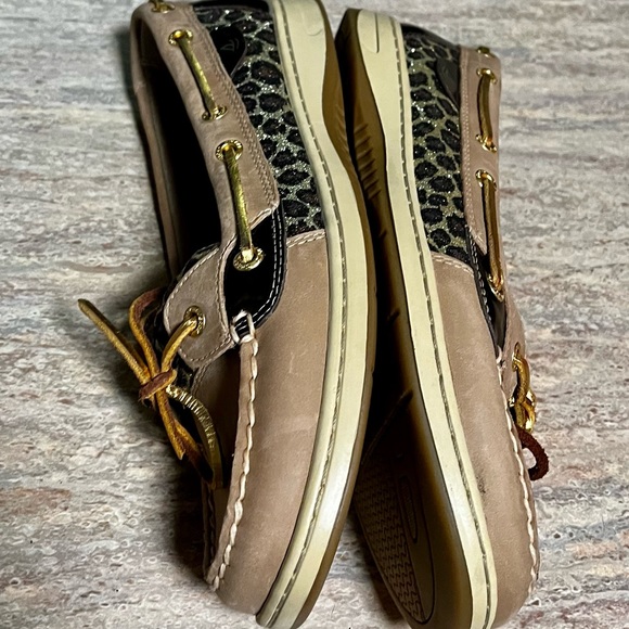 Sperry slip on shoes with glittery animal print - Picture 8 of 16